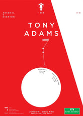 Arsenal - Tony Adams vs Everton 1998 Unframed